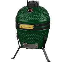 Kitchenbrothers Kamado BBQ - 27 cm - Keramische Houtskool barbecue - tot 1000°C