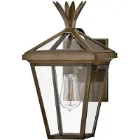 HINKLEY LED Wand Buitenlamp Palma | 1X E27 Max 60W | IP44 | Dimbaar | Burnished Bronze