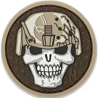 Maxpedition Soldier Skull patch, arid