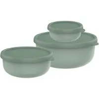 Mepal Bewaardoosset 3-delig Lumina - 2.5 l - Magnetronbakje met deksel - Nordic sage