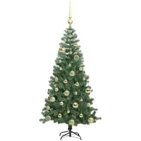 vidaXL Kerstboom Groen 120 cm PVC