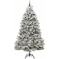 vidaXL Kunstkerstboom 300 cm 300 LED's Warmwit PVC en Staal
