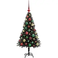 vidaXL Kerstboom Zwart 120 cm PVC