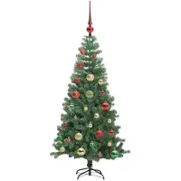 vidaXL Kerstboom Groen 120 cm PVC