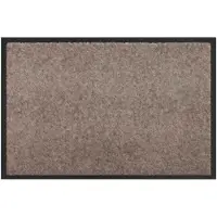 vidaXL Deurmat Beige 60 x 40 x 1.2 cm Teddy Stof