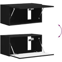 vidaXL Tv-meubelset 5 st Zwart Bewerkt hout