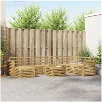vidaXL Sofa-Sets Massief Acacia Hout