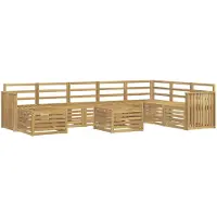 vidaXL Sofa-Sets Massief Acacia Hout