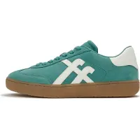 FitFlop Women The Dash T-Toe Suede Sneakers Teal/Urban White-Schoenmaat 40