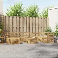 vidaXL Sofa-Sets Massief Acacia Hout