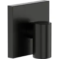 Hansgrohe FixFit Fine E muuraansluitbocht zonder terugslagklep Brushed Black Chrome
