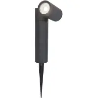 HOFTRONIC™ Pinero dimbare LED prikspot - GU10 6000K daglicht wit - Kantelbaar - Tuinspot - Pinspot - IP65 voor buiten - Zwart - Tuin spots, spots bodem buiten