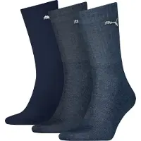 Puma Crew Sock Light (3-pack), sokken, donkerblauw | 47-49