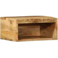 vidaXL Tv-meubel wandmontage 40x30x19 cm massief ruw mangohout