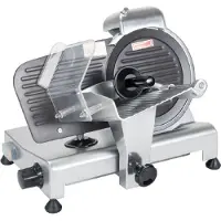 Stalgast Plankensnijmachine, met aluminium behuizing voorzien van een geanodiseerde coating, blad diameter 250 mm