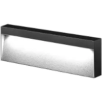 ROSSINI ILLUMINAZIONE KIKI LED-wandlamp 8W 4000K IP65 - Anthracietkleurige aluminium behuizing voor buitengebruik, wandlamp met treden en een lichtbundel van 50° - Rossini Group