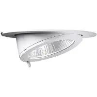 ROSSINI ILLUMINAZIONE Verstelbare inbouwspots LOOP LED 30W 3000K 36° IP20 Wit – Zeer efficiënte, kardanische spot met CRI90 voor binnenruimtes –