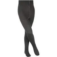 Falke Comfort Wool dik eenkleurig wol panty kinderen grijs - maat 98-104