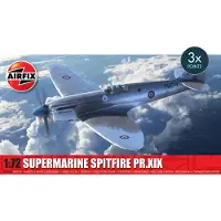 Wittmax Modelbouwpakket Vliegtuigen - 02017B Supermarine Spitfire PR.XIX - Brits Verkenningsvliegtuig Plastic - 1:72 - Modelbouw