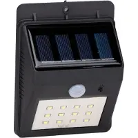 Grundig alpina Solar Wandlamp Buiten – Tuinverlichting Op Zonneenergie Met Warm Wit Licht, Automatische Sensor En IP44 Spatwaterdicht – Voor Muur, Schutting Of Gevel
