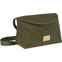 Nobodinoz Hyde Park waterdichte luiertas 32x20x14cm - London green