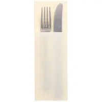 Papstar 50 Servetten DAILY Collection 48 cm x 30 cm champagne met bestekvouw
