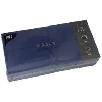 Papstar 150 Servetten DAILY Collection 1/8 vouw 32 cm x 32 cm donkerblauw