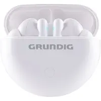 Grundig Draadloze Oordopjes True Wireless Bluetooth 5.0 – Oortjes Draadloos met Touch Control – Bluetooth Oordopjes met Batterijduur van 3 uur - In Ear met Microfoon – Wit