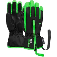 Reusch Handschoen Kids Ben Black / Neon Green-3 - 4 jaar