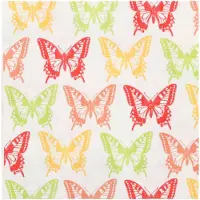 Papstar 10x 20 Servetten 3-laags 1/4 vouw 33 cm x 33 cm Butterflies