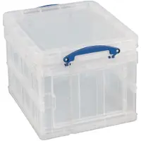 Really Useful Box opbergdoos 35 liter opvouwbaar | transparant