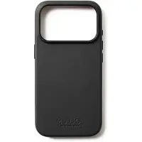 Mujjo Full Leather iPhone 17 Pro Hoesje Zwart