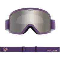 Dragon DX3 PLUS OTG Skibril - Deep Plum/Silver Ionized & Violet
