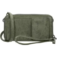 Enrico Benetti Zoë 66908 Schoudertas / telefoontas / portemonnee - Olijf groen
