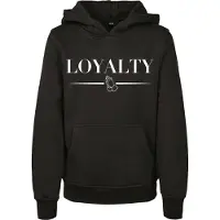 Mister tee Sweatshirt 'Loyalty' zwart / wit