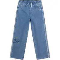 Adidas Originals Jeans 'CARE BEARS LOOSE DENIM' blauw denim / donkerblauw / geel