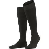 Falke Energizing Wool met compressie wol katoen kniekousen heren bruin - maat 43-44