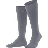 Falke Ultra Energizing met sterke compressie katoen kniekousen heren grijs - maat 41-42 W4