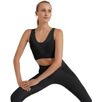 Falke CORE Seamless Medium Support voor laag activiteitsniveau functioneel sportbeha dames zwart - maat XL