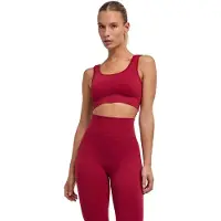 Falke Training Med Sup gemiddeld activiteitsniveau functioneel materiaal sportbeha dames rood - maat M