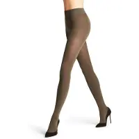 Falke Family eenkleurig katoen panty dames groen - maat 36-38