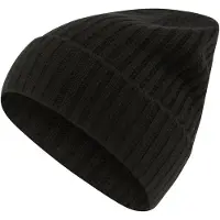 Falke Basic Ribbed sneldrogend warm kasjmier muts unisex zwart - maat ONESIZE