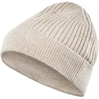 Falke Unisex Basic Fancy Lambswool sneldrogend warm wol muts unisex linen mel. - maat 4541