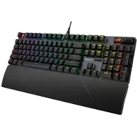 Asus ROG Strix Scope II X Keyboard - Mechanisch gaming toetsenbord - USB - RGB‑verlichting - Full‑size - Zwart - US‑layout