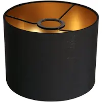 Steinhauer Lampenkap | Zwart Linnen Lampenkap Ø20Cm Met E27 Support