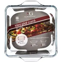 Secret De Gourmet Serveerschaal Secret de Gourmet Kristal Transparant (15 x 15 cm)