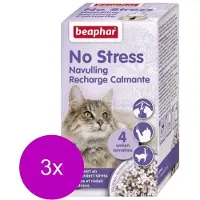 Beaphar 3x No Stress Kat Navulling 30 ml