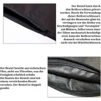 INF Universele bladzuigerzak vervanging met rits voor Einhell GE-CL 36 Li E-Solo & Gardenic Hof 3000W
