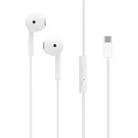Grab 'n GO USB-C Bedrade Oordopjes - - Wit - Ingebouwde Microfoon - Afstandsbediening - In-ear