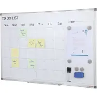 Vevor Kalender Whiteboard Beschrijfbaar Magnetisch Bord 915 x 610 mm